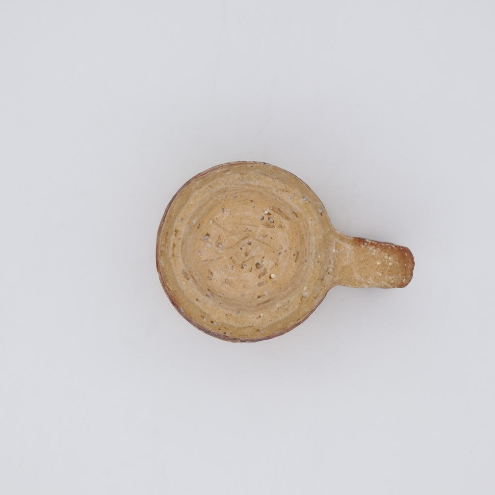 水野正善 火襷マグカップ細 大 サイズ感 - マグカップ・スープカップ | 益子焼 陶庫