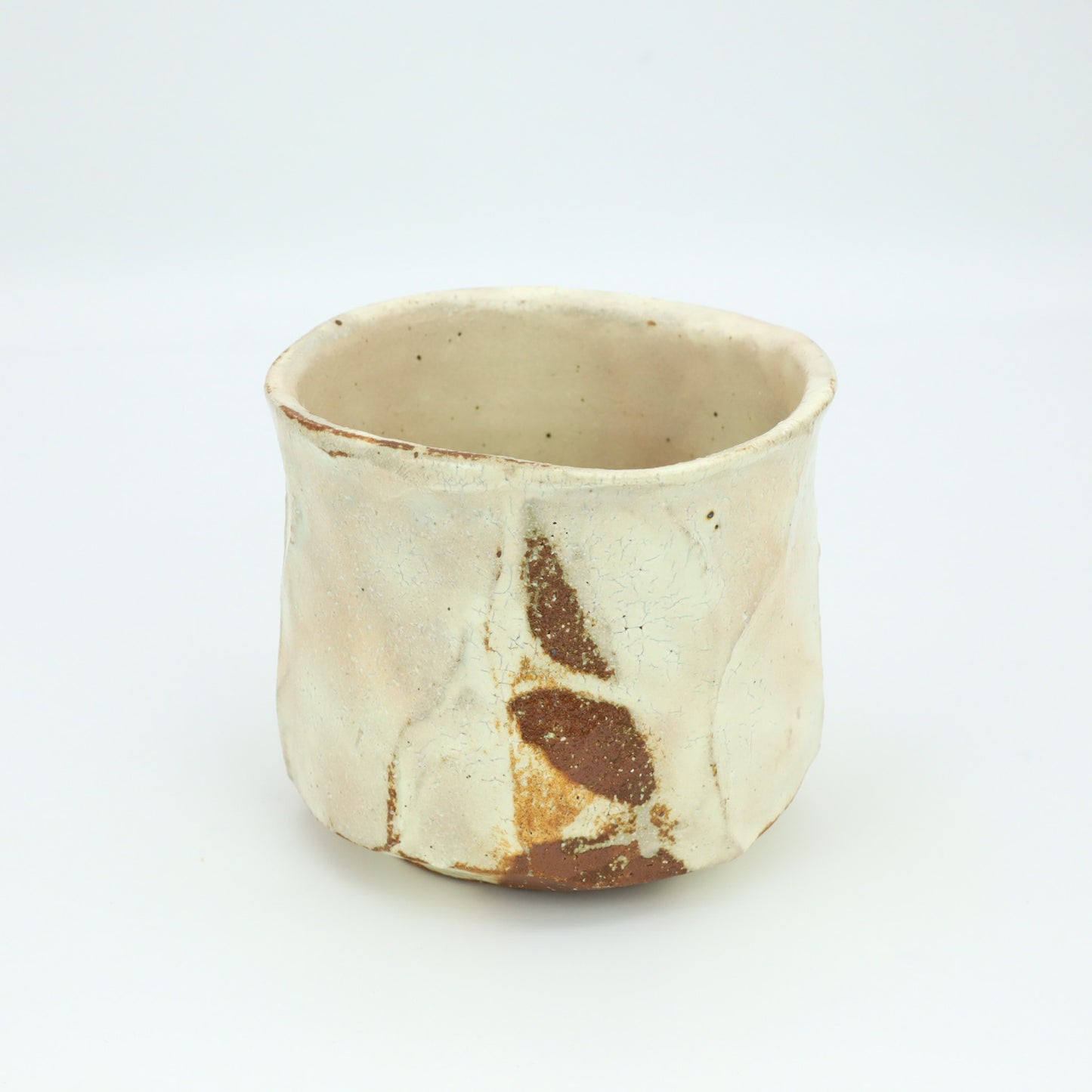 田山健司 粉引しのぎ茶碗 - 抹茶碗 | 益子焼 陶庫