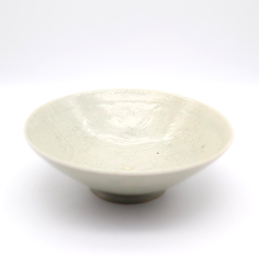 饗庭孝昌 鶏菊文鉢 - 丸皿 | 益子焼 陶庫