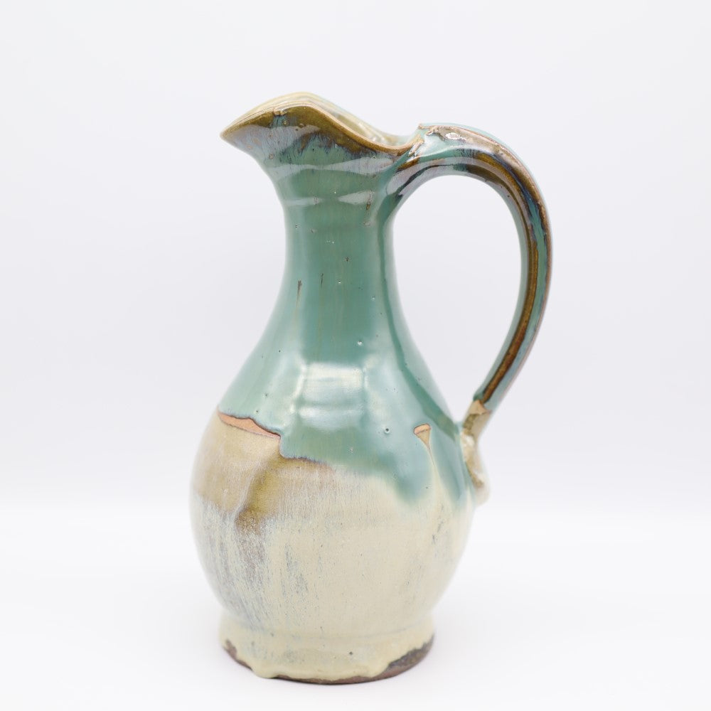 饗庭孝昌 緑釉ピッチャー - ピッチャー・片口 | 益子焼 陶庫