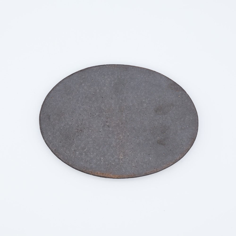 沼野秀章 楕円台皿 使用イメージ - 皿 | 益子焼 陶庫