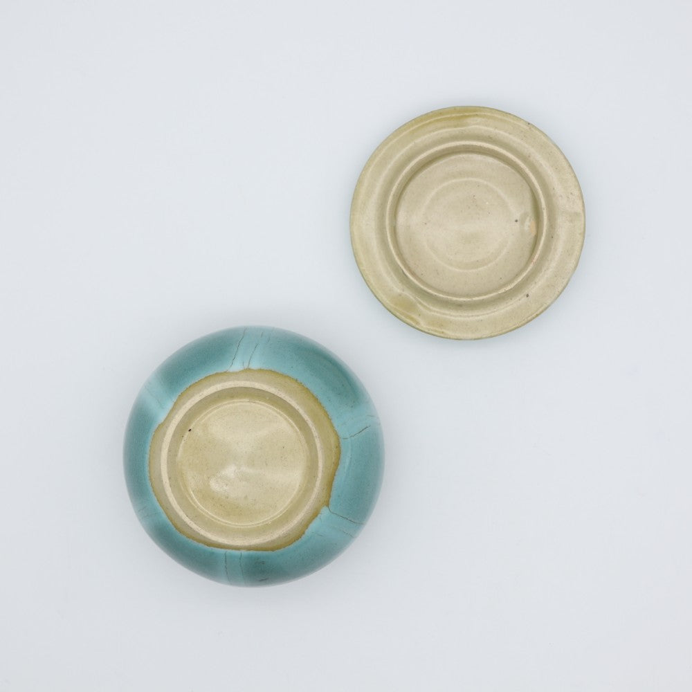 萩原芳典 青磁釉蓋物 小 画像7 - 蓋物・香合 | 益子焼 陶庫