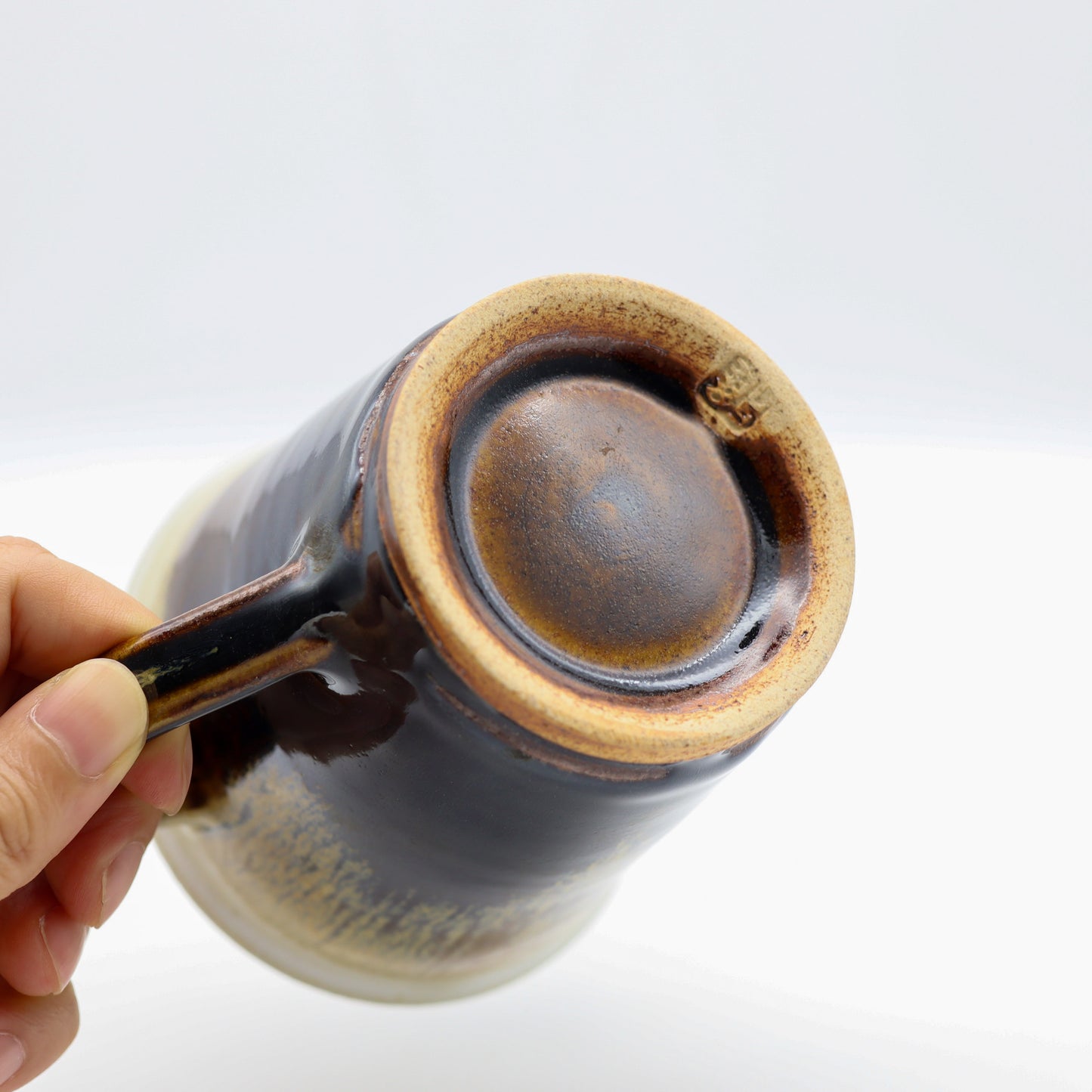 大塚雅淑 掛分マグカップ サイズ感 - マグカップ・スープカップ | 益子焼 陶庫