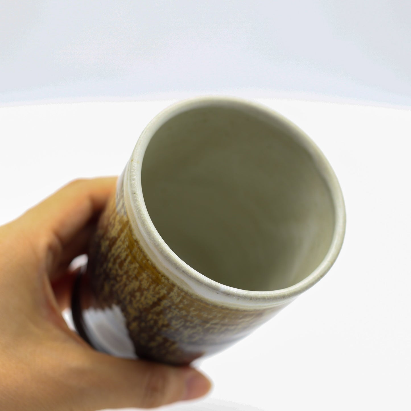 大塚雅淑 掛分フリーカップ サイズ感 - カップ・湯呑・猪口 | 益子焼 陶庫