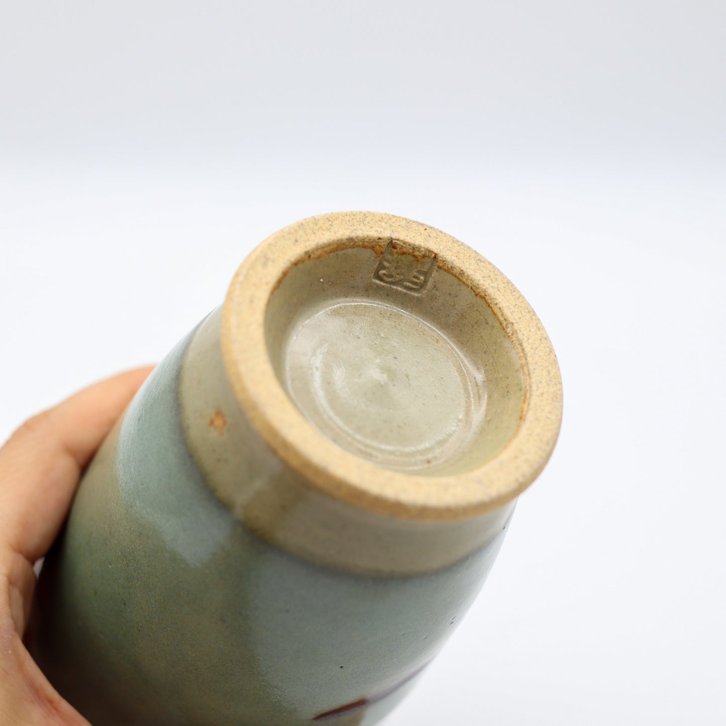大塚雅淑 青磁釉フリーカップ サイズ感 - カップ・湯呑・猪口 | 益子焼 陶庫
