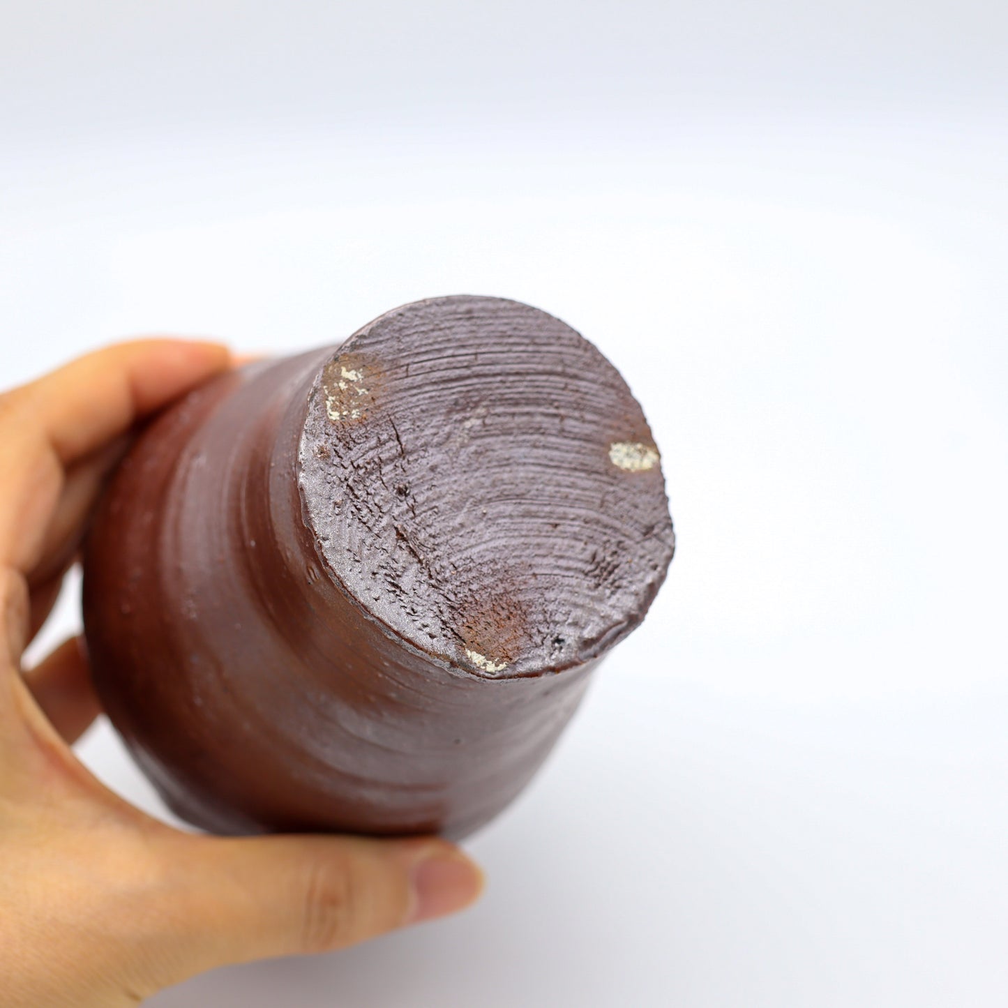 饗庭孝昌 とくり一輪挿 サイズ感 - 花器・壺 | 益子焼 陶庫