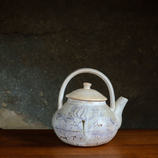 饗庭孝昌 耐熱土瓶 別角度 - 茶器・コーヒー・ティー | 益子焼 陶庫