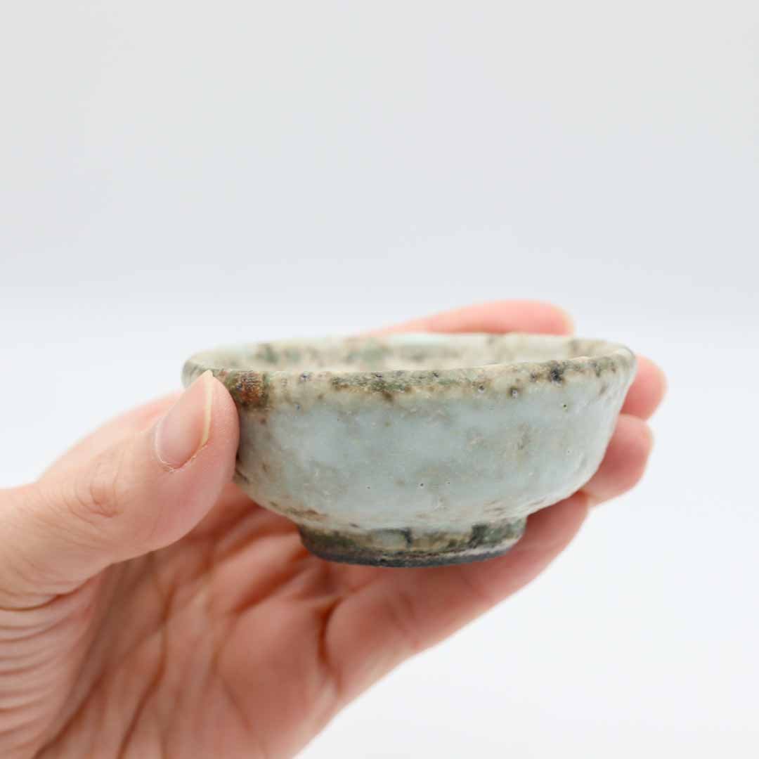 【水野正善】白釉ぐい呑