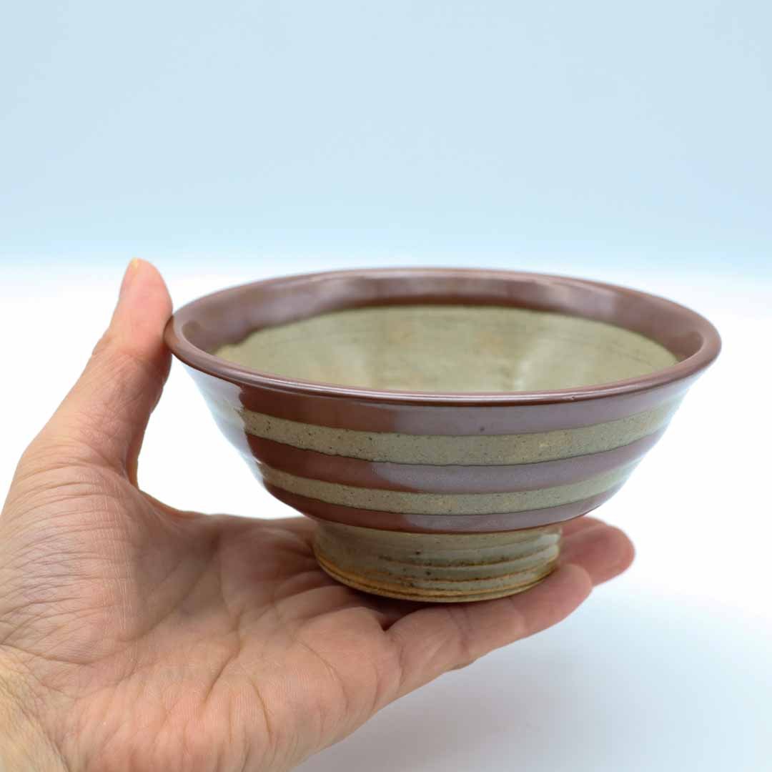 【大塚雅淑】飯碗大_柿釉
