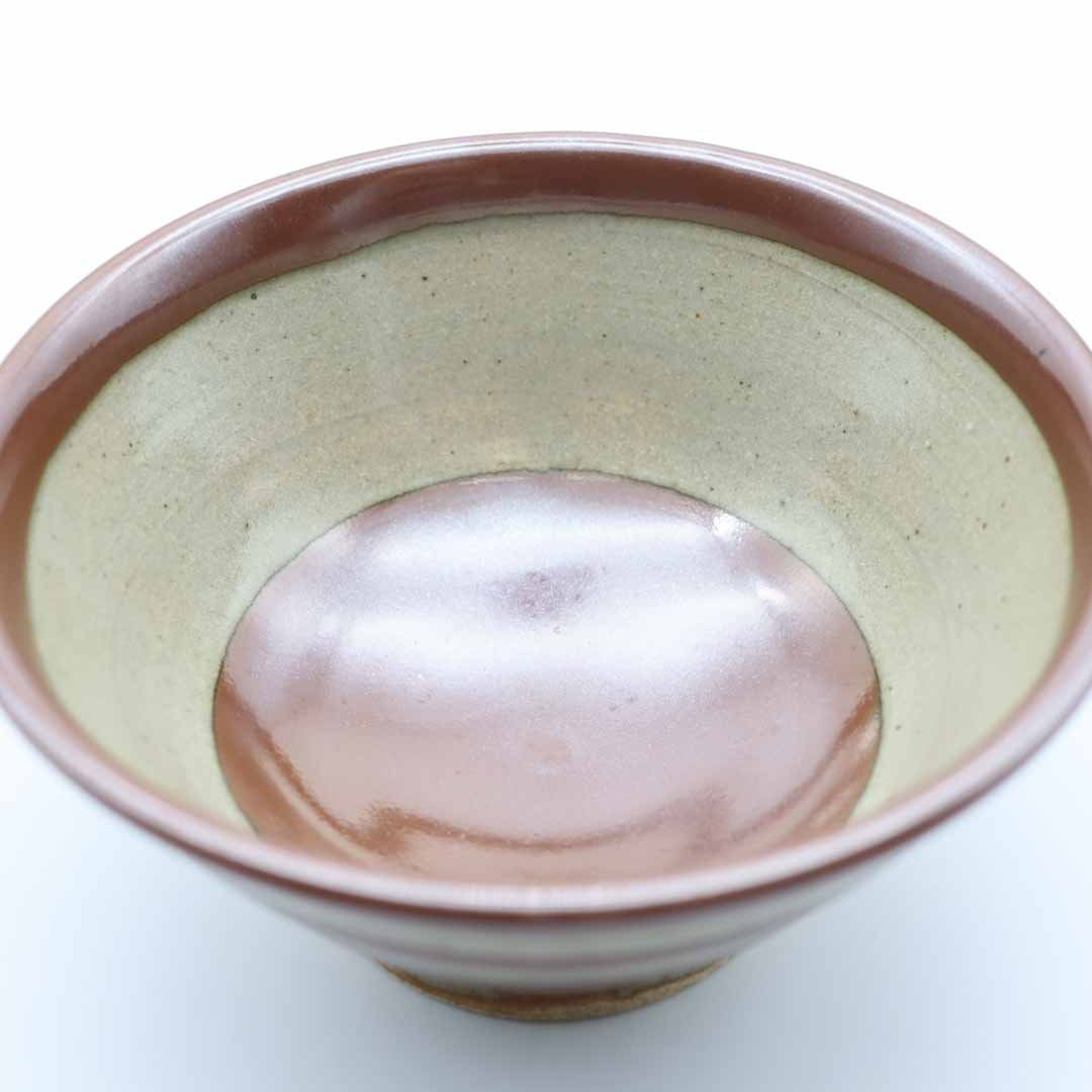 【大塚雅淑】飯碗小_柿釉