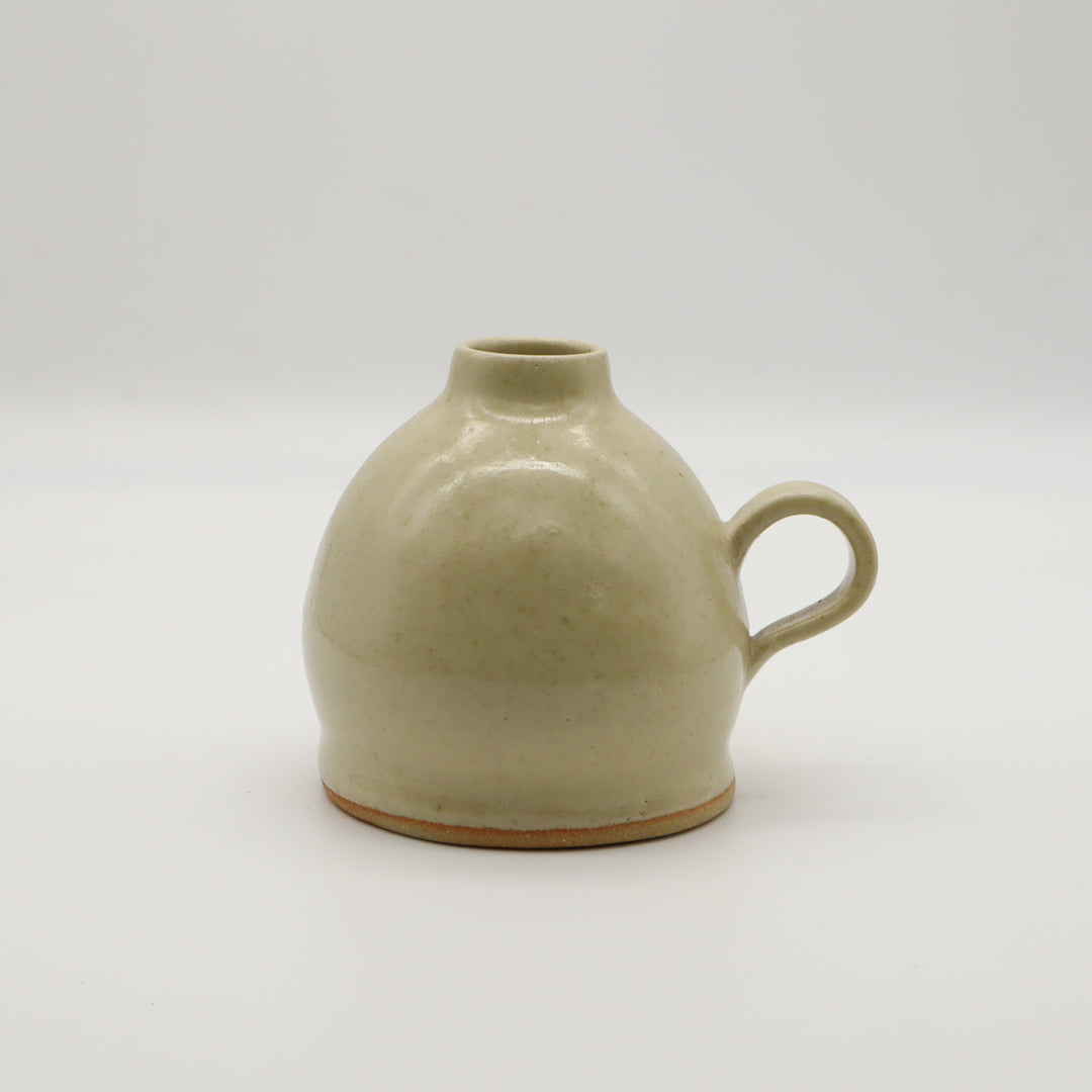 矢口桂司 ドンラーポ花入 生成 - 花器・壺 | 益子焼 陶庫