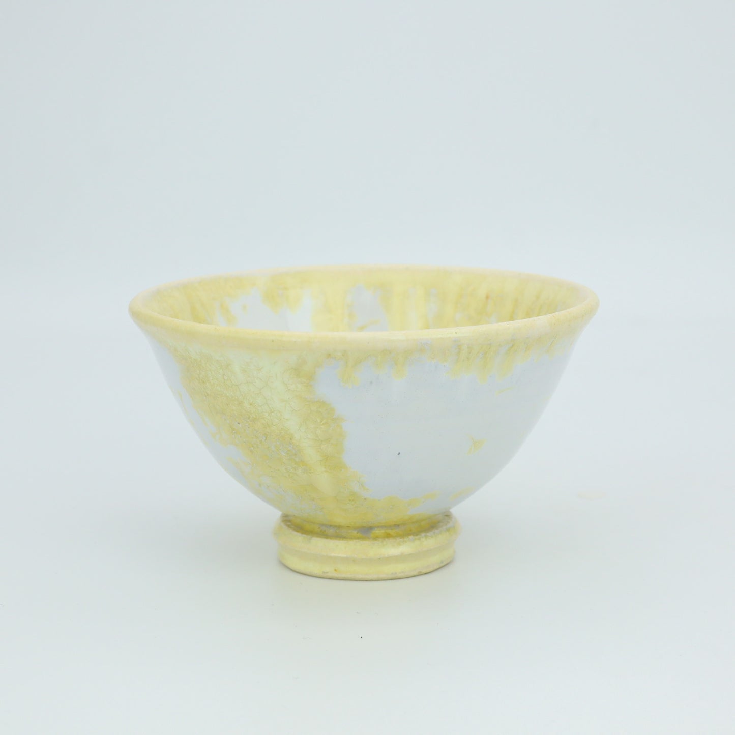 三田和実 結晶釉飯碗 小 白 - 碗・飯碗 | 益子焼 陶庫