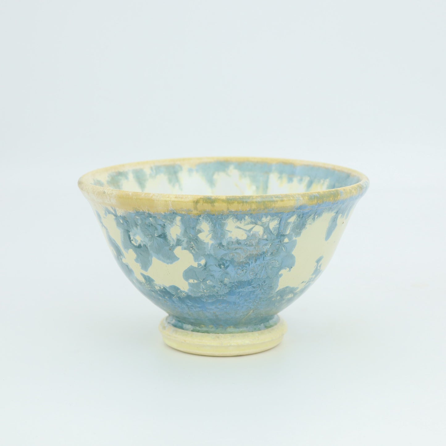 三田和実 結晶釉飯碗 小 青 - 碗・飯碗 | 益子焼 陶庫