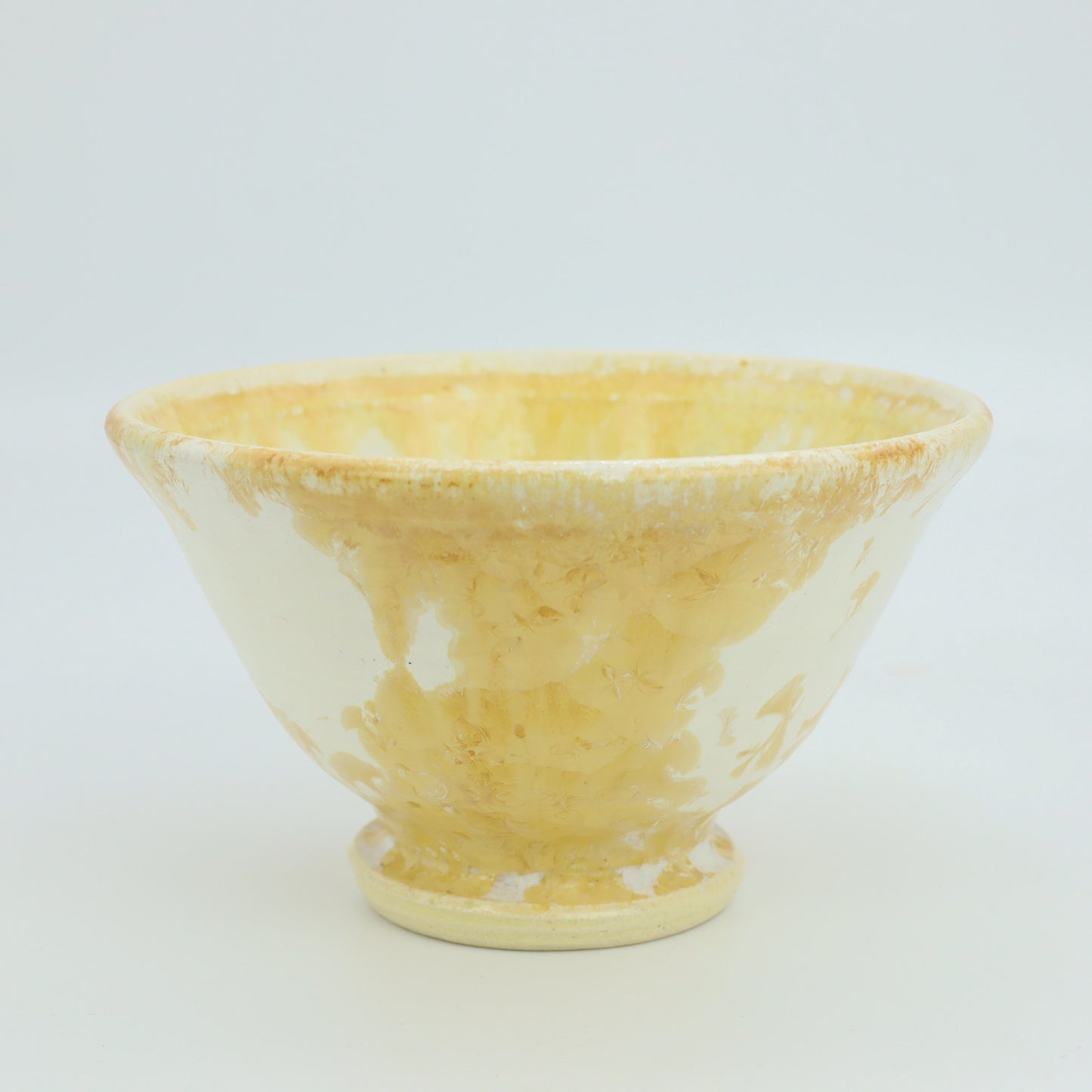 三田和実 結晶釉飯碗 大 琥珀 - 碗・飯碗 | 益子焼 陶庫