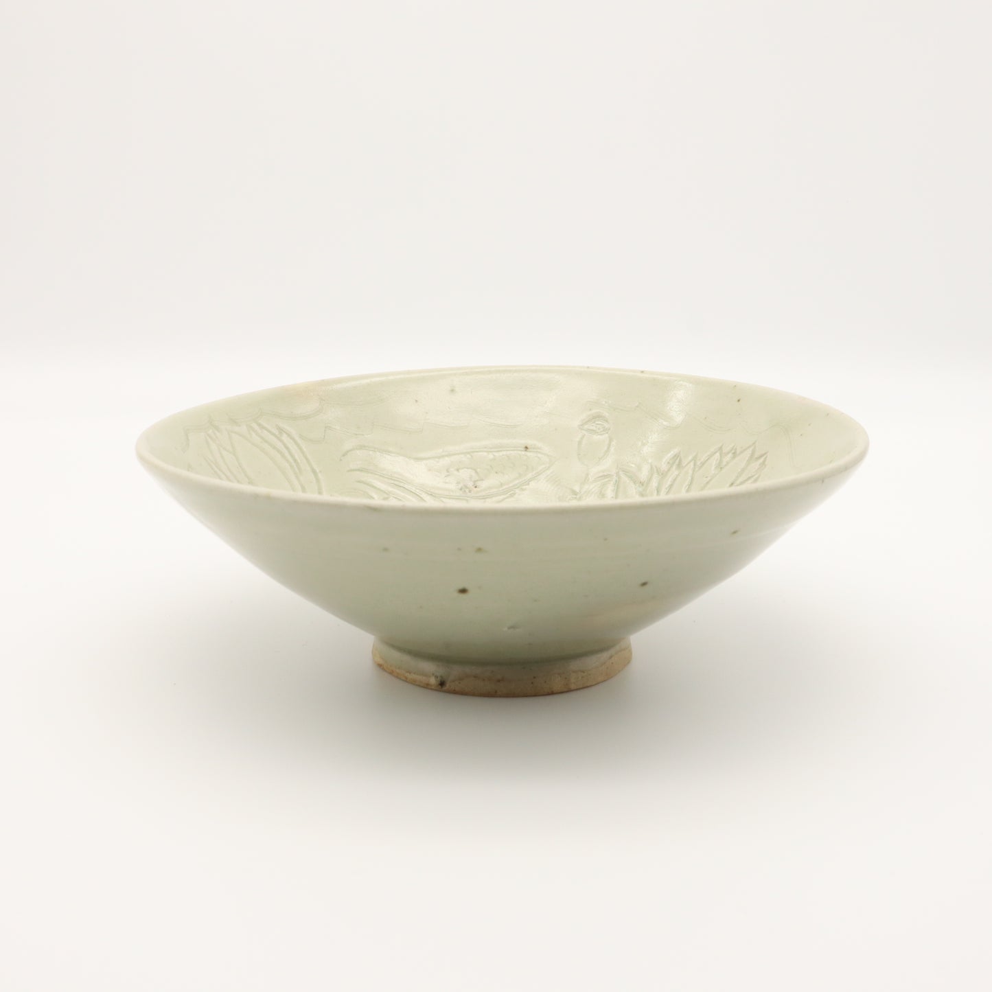 饗庭孝昌 青磁蓮文鉢 - 鉢・向付 | 益子焼 陶庫