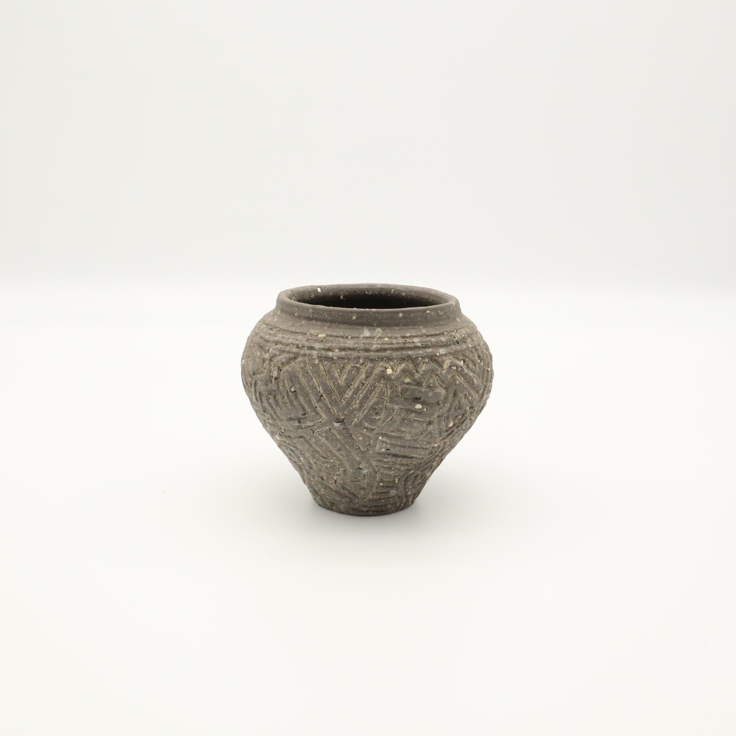 荻野善史 象嵌小壺 - 花器・壺 | 益子焼 陶庫