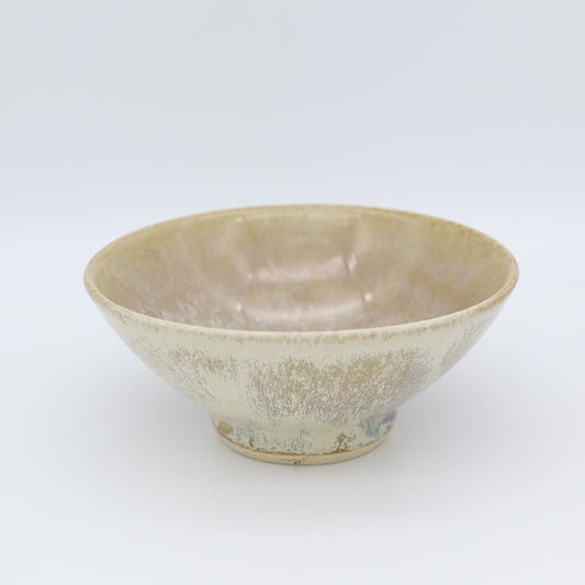 [Negishi Pottery] Rice Bowl, Yellow