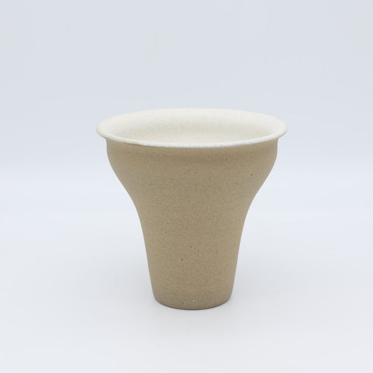 [Motosu Shuichi] Large cup, outer grilled finish