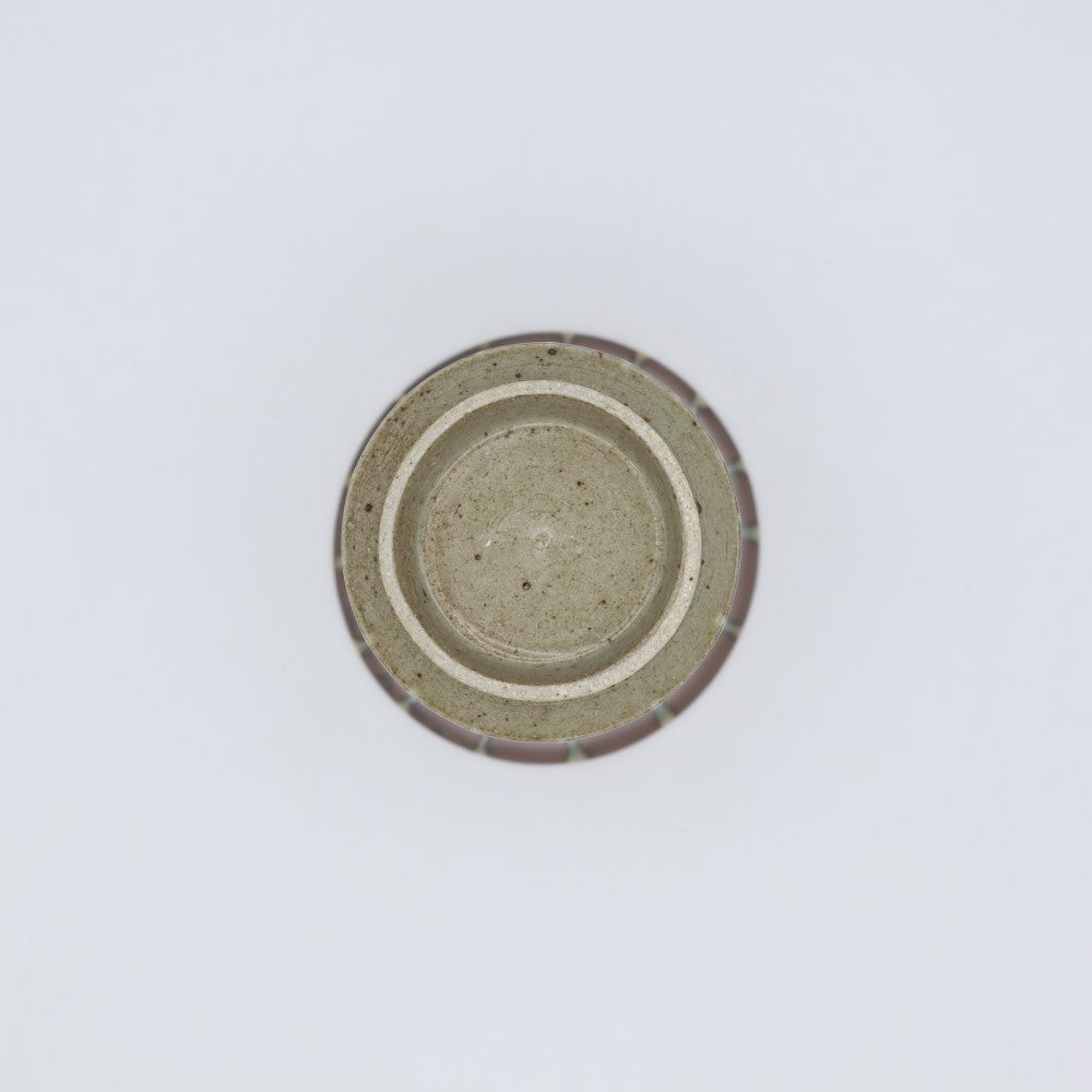 [Yoshinori Hagiwara] Persimmon glaze lined cup
