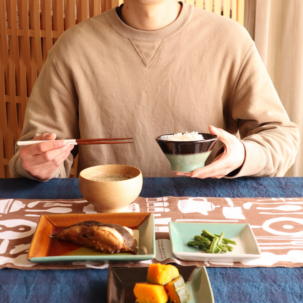 かけわけ 角皿200 画像9 - 皿 | 益子焼 陶庫