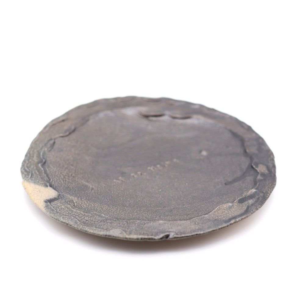 [Shinsuke Iwami] Salt Glazed 7-inch Plate Aito Heiwa
