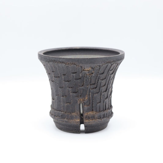 [Numano Hideaki] Black wrap flower pot