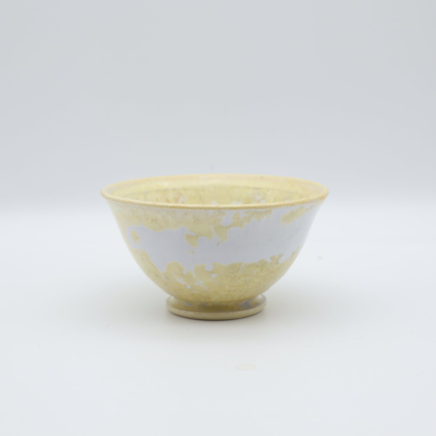 [Kazumi Mita] Crystal Glazed Rice Bowl, Small, White