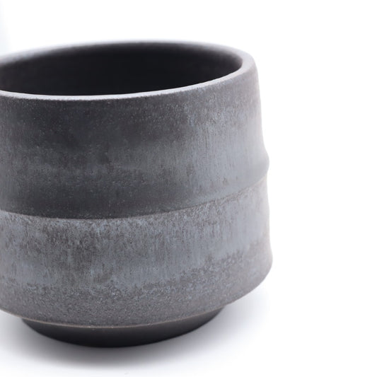 [Yoshinori Hagiwara] Black Matte Glazed Lidded Container