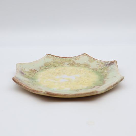 [Kazumi Mita] Octagonal Plate (Large) Olive
