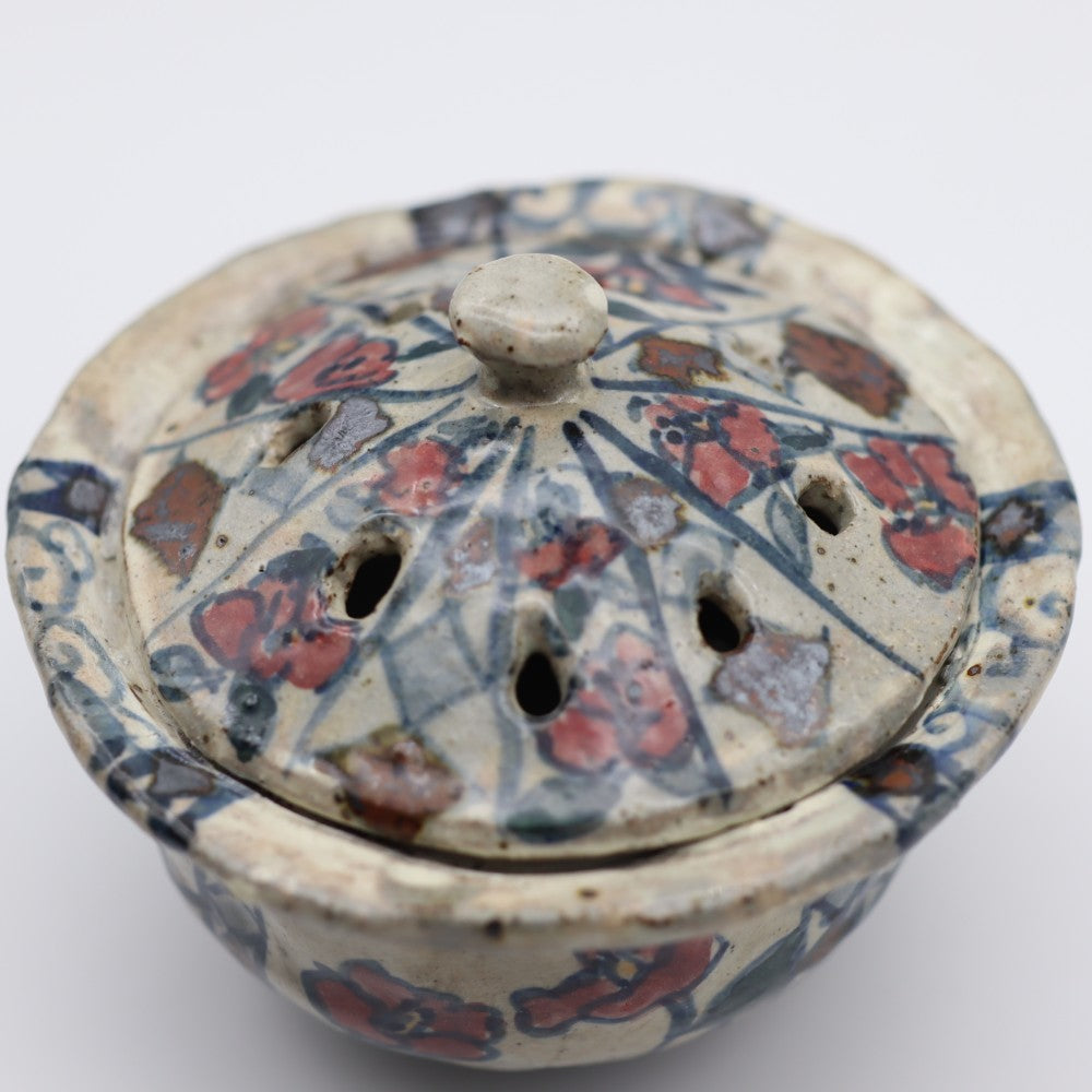[Yuko Ono] Incense burner with camellia pedestal