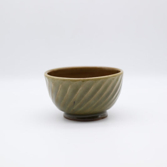 [Yoshiko Kasahara] Candy glaze Shinogi bowl