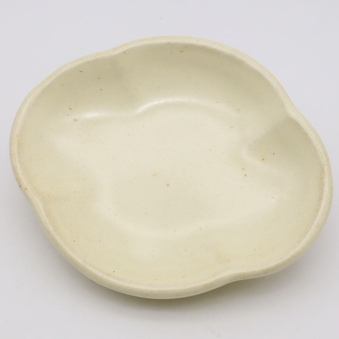 [Katsuji Yaguchi] Small quince plate white