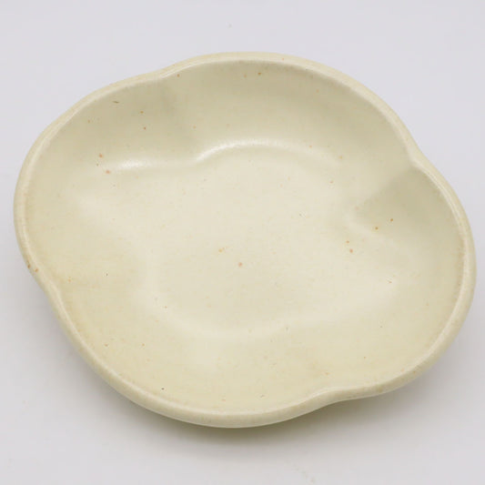 [Katsuji Yaguchi] Small quince plate white