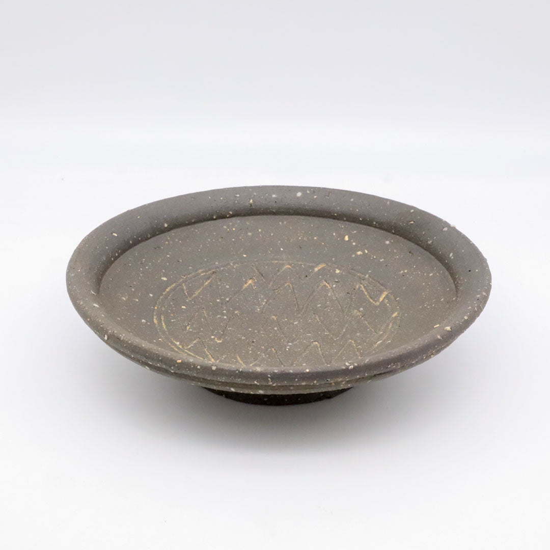[Yoshifumi Ogino] Inlaid rim plate