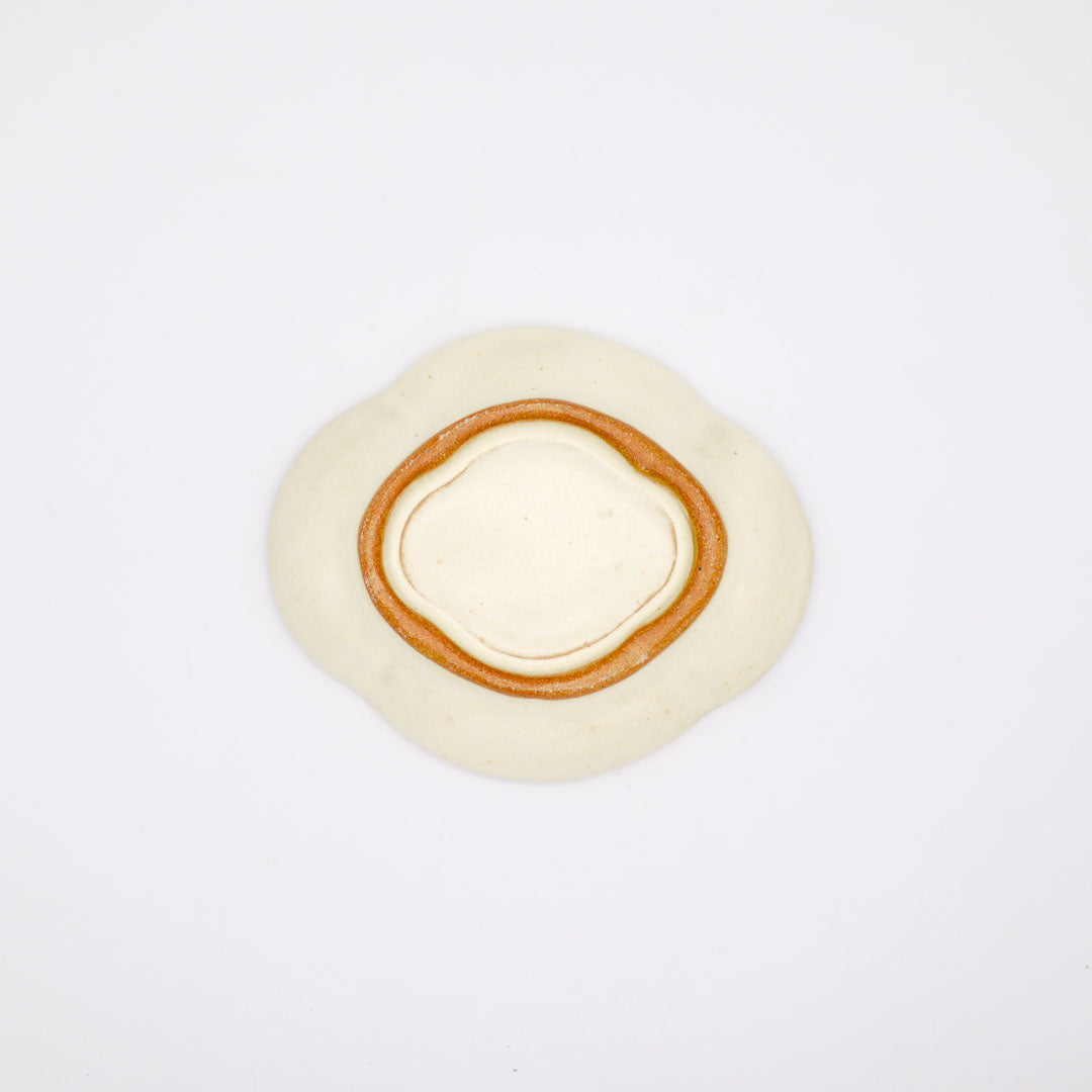 [Katsuji Yaguchi] Small quince plate white