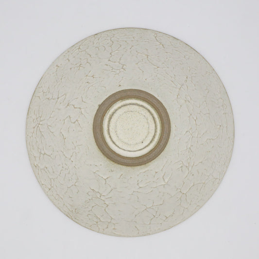 [Motosu Shuichi] Wrinkled White Bowl