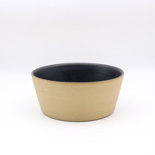 [Motosu Shuichi] Black salad bowl