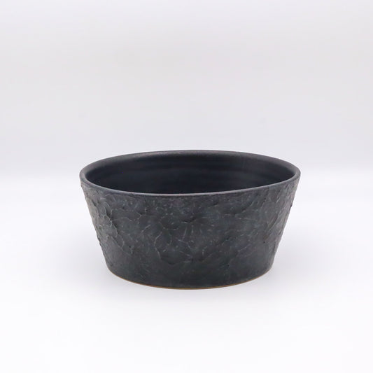 [Motosu Shuichi] Salad Bowl, Wrinkled Black