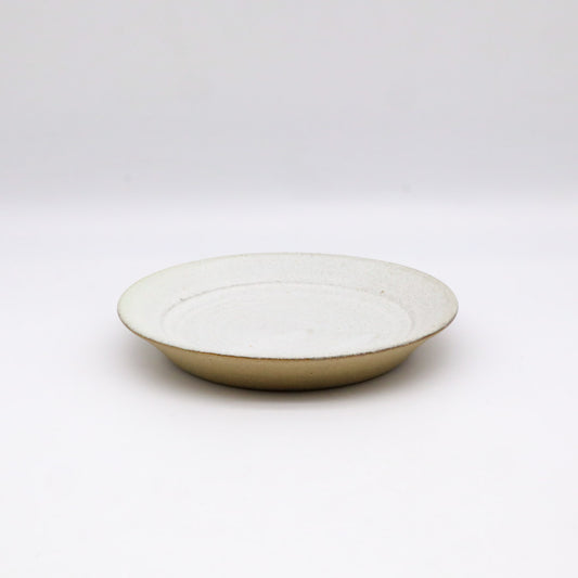 [Motosu Shuichi] 4-inch white plate