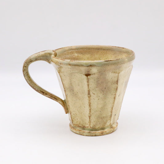 [Junichi Mashiko] Powder-glazed beveled mug