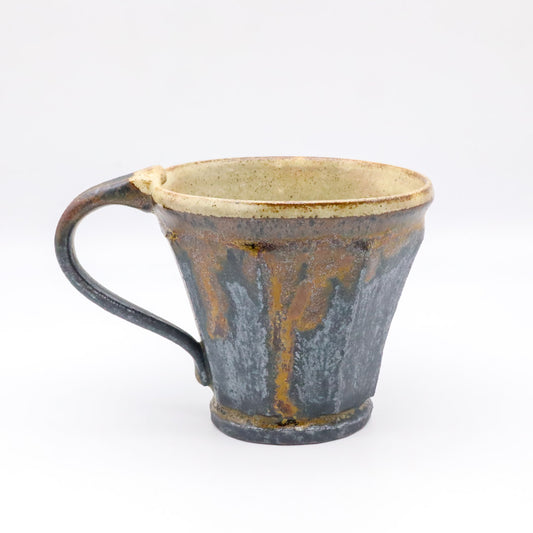 [Junichi Mashiko] Black Iron Beveled Mug