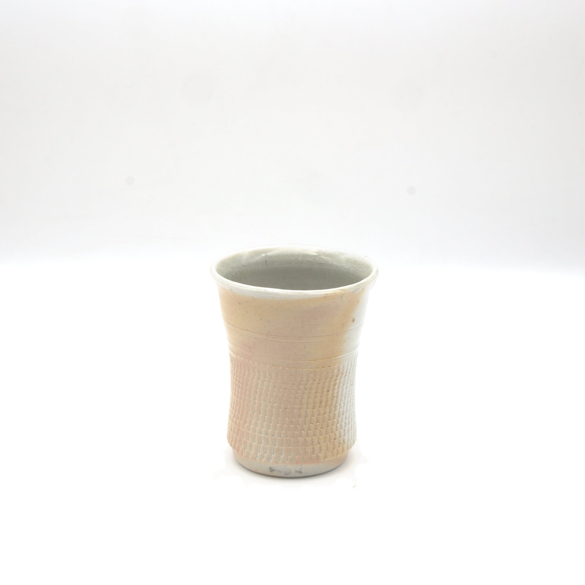 ユアン・クレイグ 藺草火襷ビール呑 豆 - 酒器 | 益子焼 陶庫