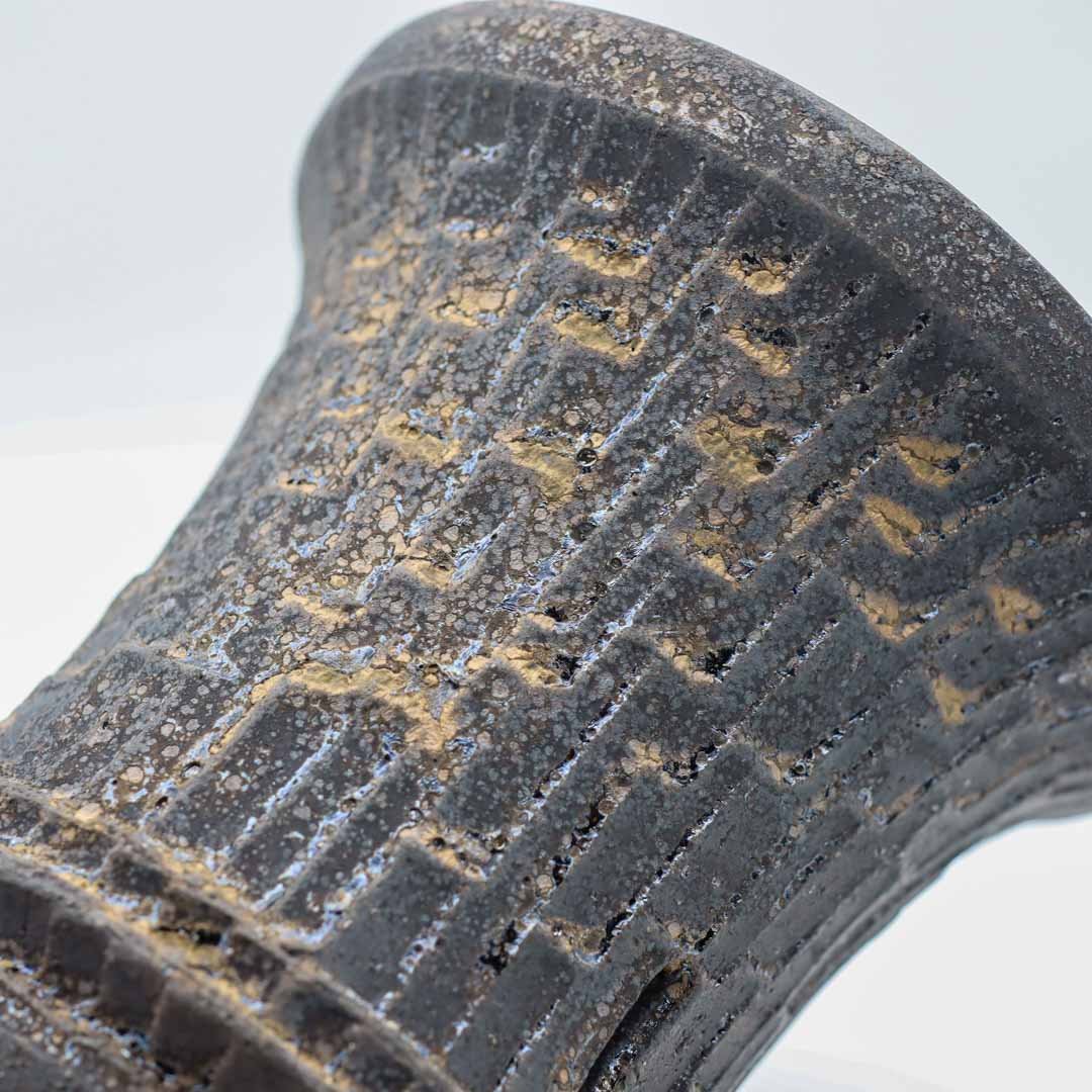 【沼野秀章】植木鉢 black wrap