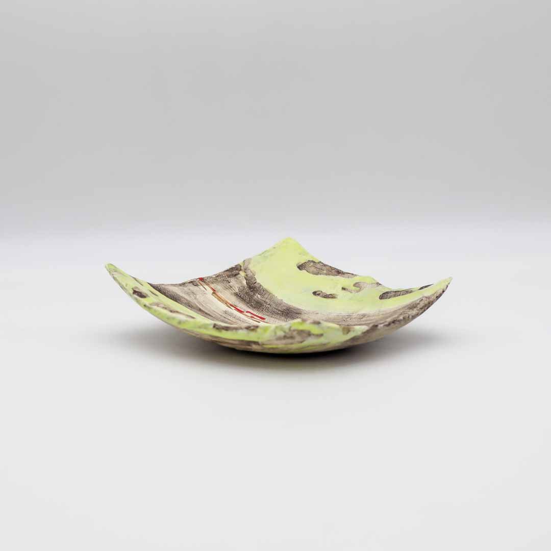 【沼野秀章】刻ム音 角皿