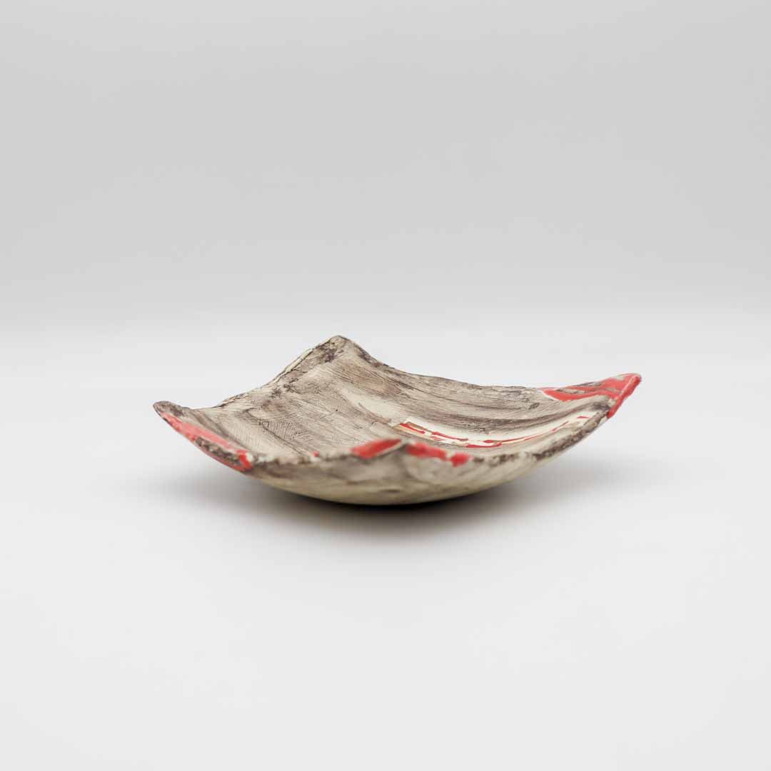 【沼野秀章】刻ム音 角皿