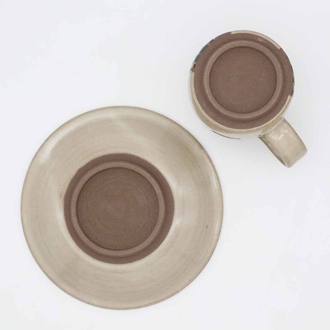 向山文也 象嵌珈琲碗皿 - 茶器・コーヒー・ティー | 益子焼 陶庫