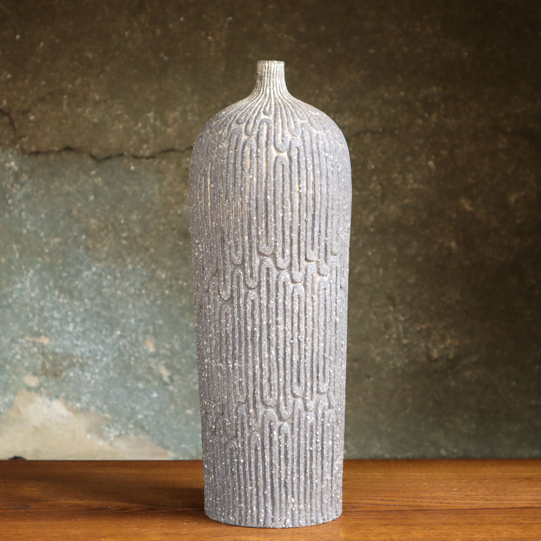 [Yoshifumi Ogino] Inlaid flower vase
