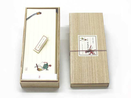 [Washi Club] Paulownia Boxed Auspicious Sign: Night Parade of One Hundred Demons