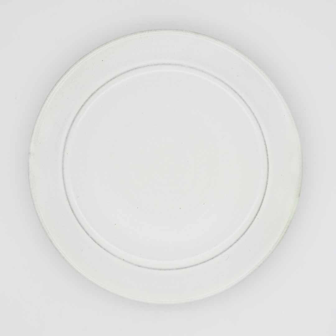 【本巣秀一】八寸皿 白