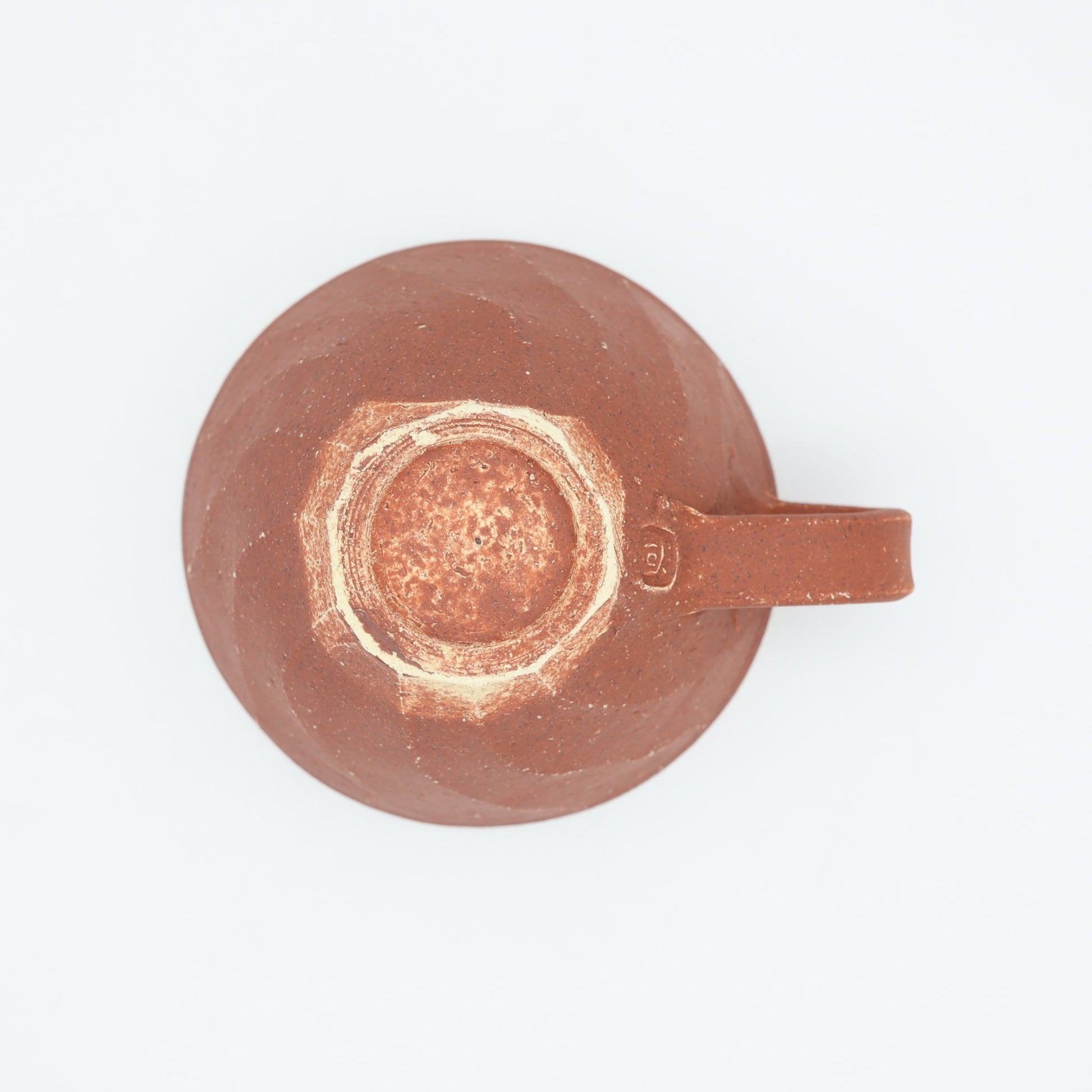 小峰尚 赤化粧面取スープカップ - マグカップ・スープカップ | 益子焼 陶庫